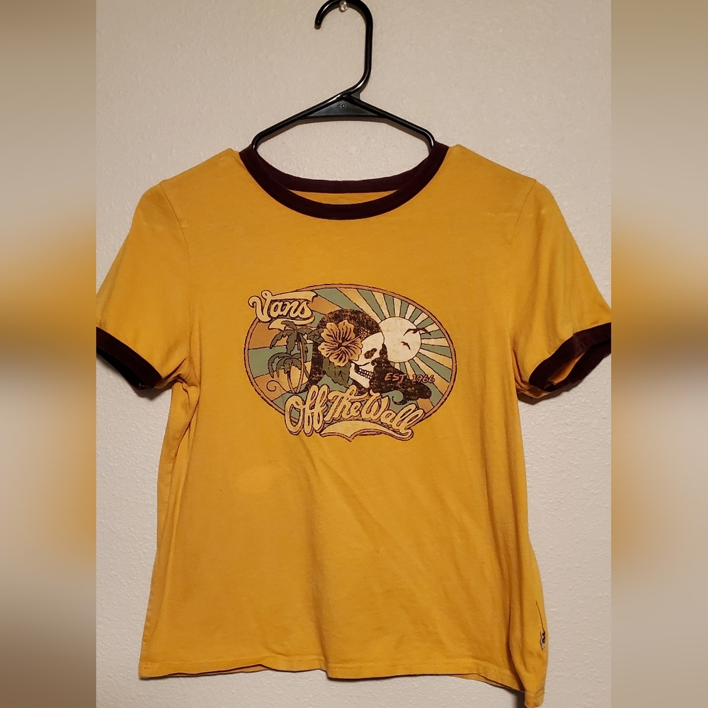 Yellow Vans Skull T-shirt